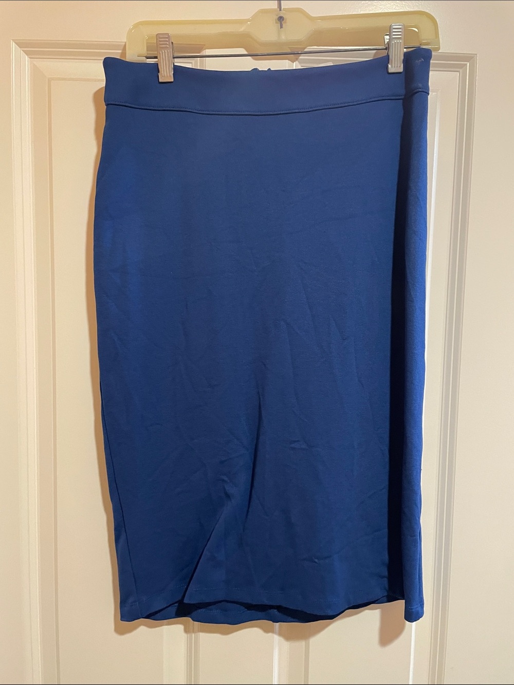 Blue Women’s Skirt - Classic Straight Fit